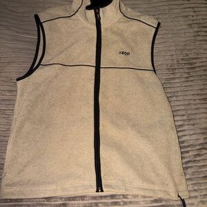 Vtg Izod tan Vest